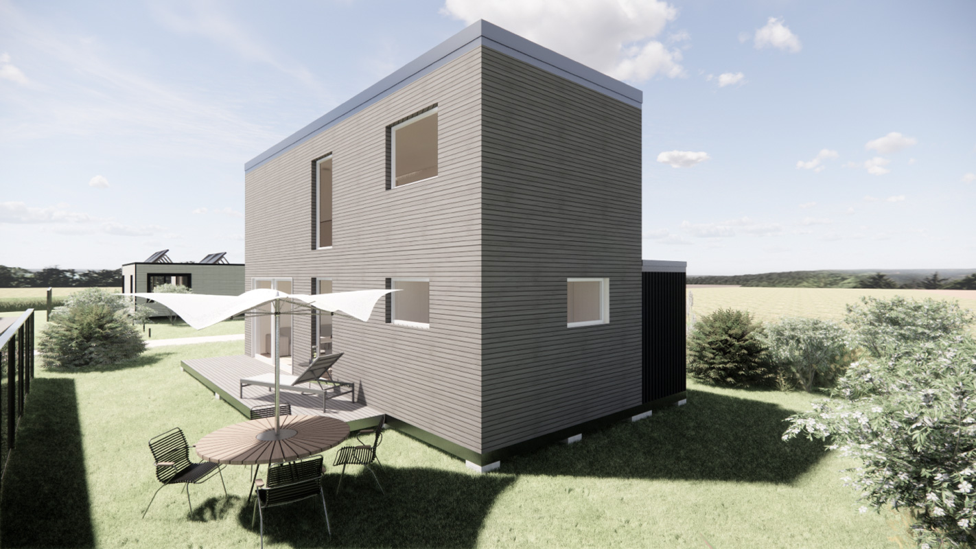 Modulhaus Sustainable Living Cuboid
